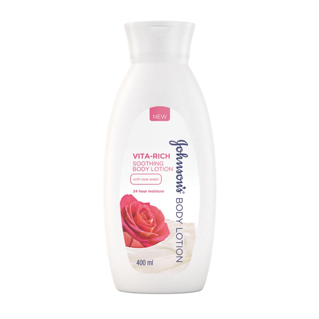 JOHNSON’S® Body Care Vita-Rich Soothing Body Lotion with Rose Water